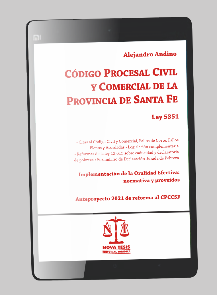 Cdigo Procesal Civil y Comercial de Santa Fe con notas